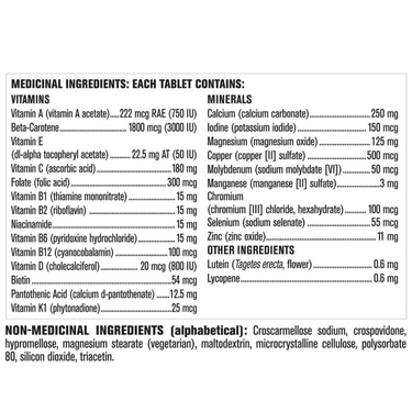 Image of Kirkland Signature Men 50+ Multivitamin Tablets 365-Pack - 1 x 860 Grams
